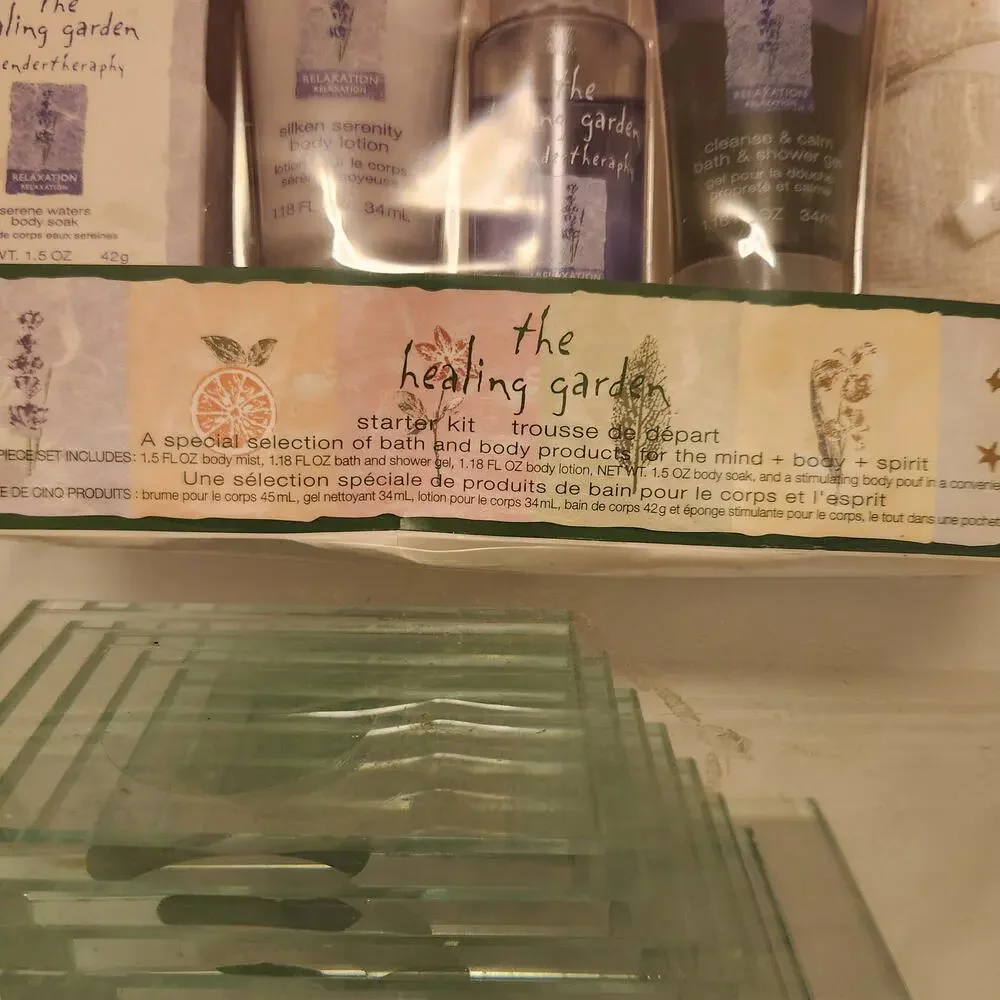 Vintage Healing Garden NIP Lavender Therapy 5 piece Starter Kit